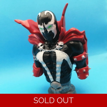 Spawn - hand-painted 3D Printed Bust -resin 3D printed Spawn - hand-painted 3D Printed Bust -resin 3D printed